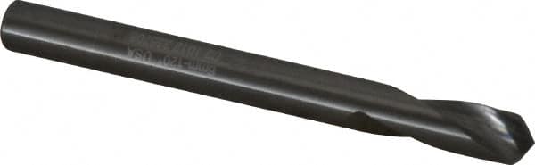 Accupro - 6mm Body Diam, 120°, 63mm OAL, Solid Carbide Spotting Drill - Apex Tool & Supply