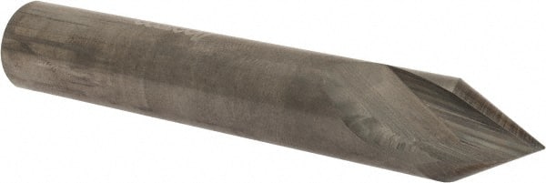 Accupro - 12mm Body Diam, 60°, 76mm OAL, Solid Carbide Spotting Drill - Apex Tool & Supply