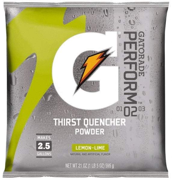Gatorade - 21 oz Pack Lemon-Lime Activity Drink - Powdered, Yields 2.5 Gal - Apex Tool & Supply