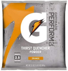 Gatorade - 21 oz Pack Orange Activity Drink - Powdered, Yields 2.5 Gal - Apex Tool & Supply