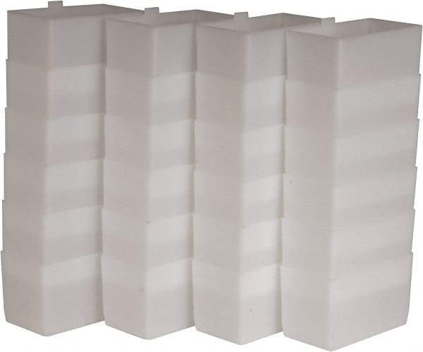 Akro-Mils - 2.8" Wide x 3" High, Clear Bin Cup - Use with Akro-Mils - 30-120, 30-130, 30-150, 30-170, 30-128, 30-138, 30-158, 30-178, 30-124, 30-164, 30-184, 30-174 - Apex Tool & Supply