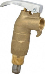 Value Collection - 3/4" NPT Brass Rigid Drum Faucet - External Arrester, Self Closing - Apex Tool & Supply