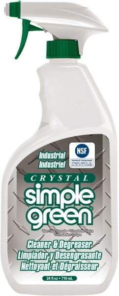 Simple Green - 24 oz Spray Bottle Cleaner/Degreaser - Liquid, Biodegradable, Unscented - Apex Tool & Supply
