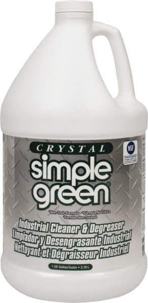 Simple Green - 1 Gal Bottle Cleaner/Degreaser - Liquid, Biodegradable, Concentrated, Unscented - Apex Tool & Supply