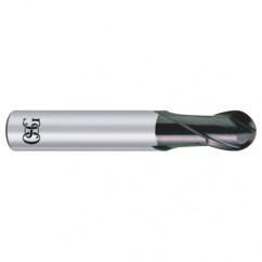 1/8" Dia. - 2" OAL - Carbide - Ball End HP End Mill-2 FL - Apex Tool & Supply