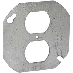 Hubbell-Raco - Steel Electrical Box Flat Cover - Apex Tool & Supply