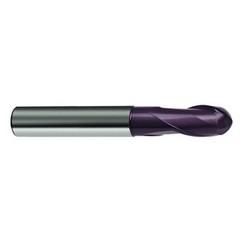 .80mm Dia. - 38mm OAL 2 FL 30 Helix Firex Carbide Ball Nose End Mill - Apex Tool & Supply