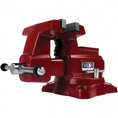 Wilton - Bench & Pipe Combination Vises Jaw Width (Inch): 6-1/2 Jaw Opening Capacity (Inch): 6-1/4 - Apex Tool & Supply