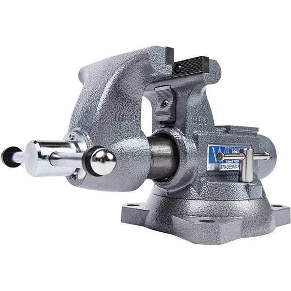Wilton - Bench & Pipe Combination Vises Jaw Width (Inch): 5-1/2 Jaw Opening Capacity (Inch): 6-1/8 - Apex Tool & Supply