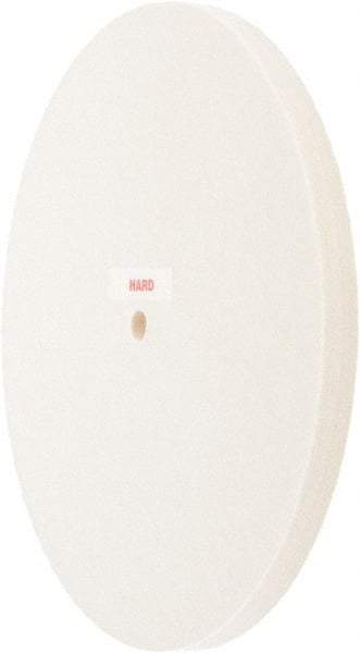 Value Collection - 10" Diam x 1/2" Thick Unmounted Buffing Wheel - 1 Ply, Polishing Wheel, 1/2" Arbor Hole, Hard Density - Apex Tool & Supply