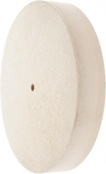 Value Collection - 12" Diam x 2" Thick Unmounted Buffing Wheel - 1 Ply, Polishing Wheel, 1/2" Arbor Hole, Hard Density - Apex Tool & Supply