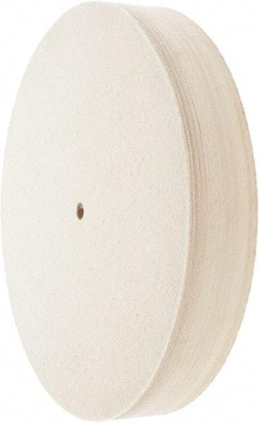 Value Collection - 12" Diam x 2" Thick Unmounted Buffing Wheel - 1 Ply, Polishing Wheel, 1/2" Arbor Hole, Medium Density - Apex Tool & Supply