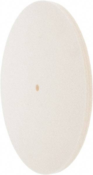 Value Collection - 12" Diam x 1/2" Thick Unmounted Buffing Wheel - 1 Ply, Polishing Wheel, 1/2" Arbor Hole, Soft Density - Apex Tool & Supply