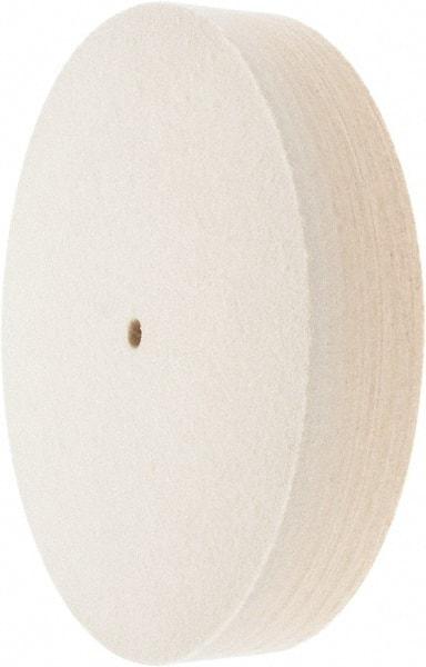 Value Collection - 10" Diam x 2" Thick Unmounted Buffing Wheel - 1 Ply, Polishing Wheel, 1/2" Arbor Hole, Soft Density - Apex Tool & Supply