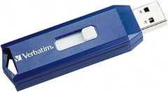 Verbatim - 4GB Blue Flash Drive - Use with Windows 2000, Windows XP, Vista, Windows 7, Mac OS 9.x or higher, Linux Kernel 2.6x or higher - Apex Tool & Supply