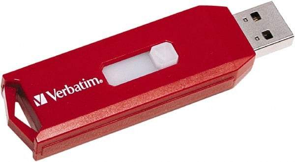 Verbatim - 4GB Red Flash Drive - Use with Windows Vista, 7 - Apex Tool & Supply