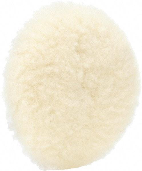 3M - 3" Diam 100% Wool Buffing & Backing Pad - Apex Tool & Supply