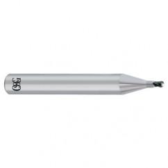 1.5mm0.9mm x x 6mm x 2Fl CBN Ball OSG EXOCARB® mAX-CBN End Mill-Center Cutting - Apex Tool & Supply