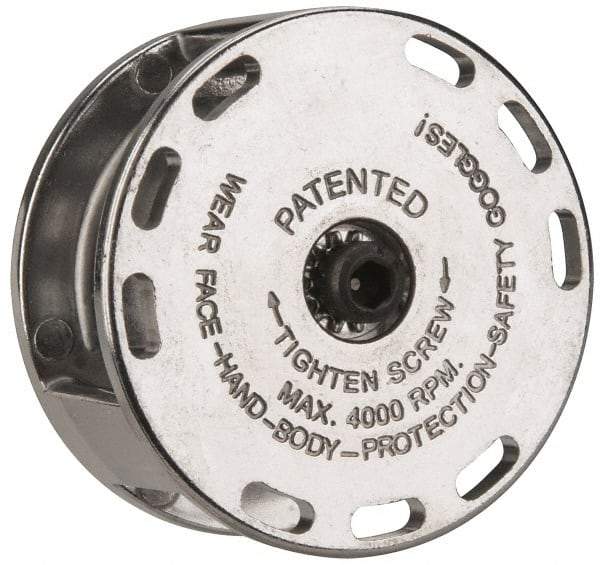 PRO-SOURCE - 2-5/8" Diam Angle & Disc Grinder Adapter - For Use with 23mm Wire Brushes, Rubber Erasers & Utility Surface Blasters - Apex Tool & Supply