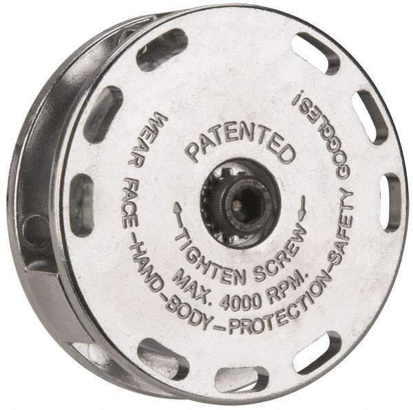 PRO-SOURCE - 2-5/8" Diam Angle & Disc Grinder Adapter - For Use with 11mm Wire Brushes & Utility Surface Blasters - Apex Tool & Supply
