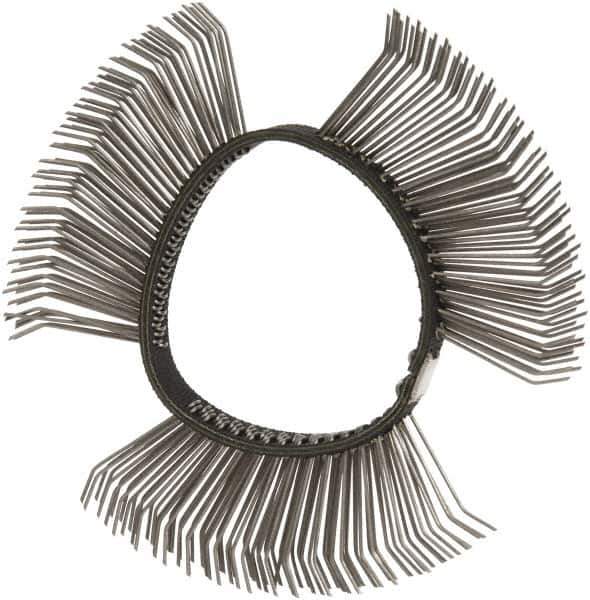 PRO-SOURCE - 4" Diam Angle & Disc Grinder Brush - For Use with Utility Surface Blasters - Apex Tool & Supply