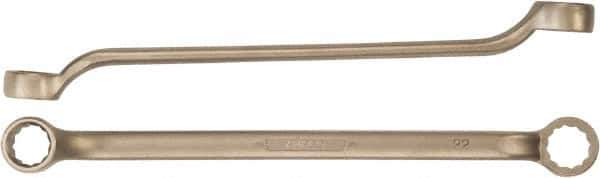 Ampco - 55mm x 60mm 12 Point Box Wrench - Double End, Aluminum Bronze, Plain Finish - Apex Tool & Supply