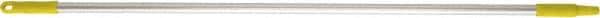Vikan - 52 x 1" Aluminum Squeegee Handle - European Threaded Connection, Yellow - Apex Tool & Supply