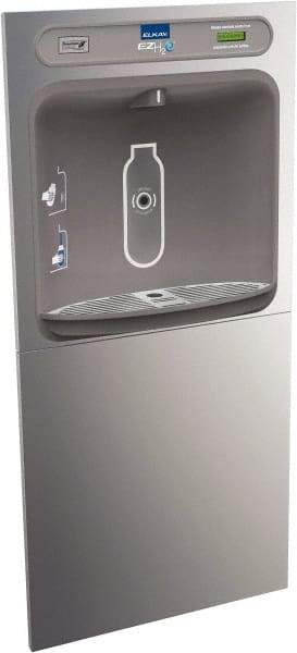 ELKAY - 8 GPH Cooling Capacity In Wall Recessed Water Cooler & Fountain - In-Wall, 20 to 105 psi, 0.20 hp, Stainless Steel - Apex Tool & Supply
