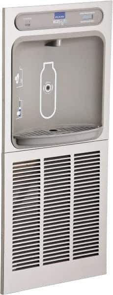 ELKAY - 8 GPH Cooling Capacity Barrier Free Wall Mounted Water Cooler & Fountain - In-Wall, 20 to 105 psi, 0.20 hp, Stainless Steel - Apex Tool & Supply