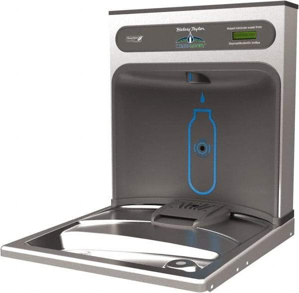 Halsey Taylor - 8 GPH Cooling Capacity Retro Fit Water Cooler & Fountain - Retro-Fit Bottle Filling Station, 20 to 105 psi, 0.20 hp, Stainless Steel - Apex Tool & Supply