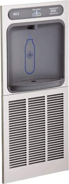 Halsey Taylor - 8 GPH Cooling Capacity In Wall Recessed Water Cooler & Fountain - In-Wall, 20 to 105 psi, 0.20 hp, Stainless Steel - Apex Tool & Supply