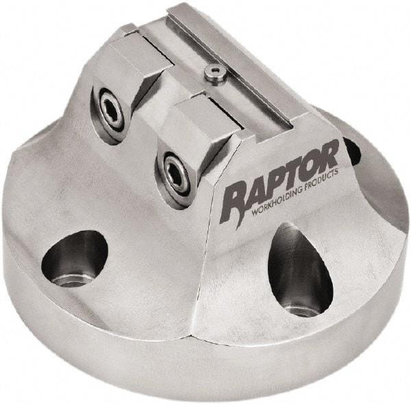 Raptor Workholding - 3/8" Jaw Width, 3" High Dovetail Vise - For Use with 4 & 5 Axis Workholding Systems - Apex Tool & Supply