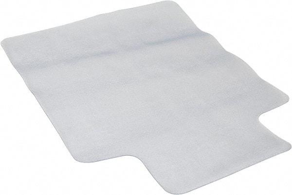 Aleco - 48" Long x 36" Wide, Chair Mat - Single Lip, Straight Edge Style, Texured Both Sides - Apex Tool & Supply