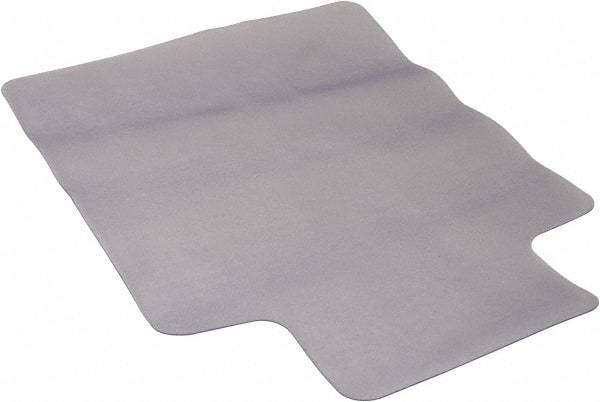Aleco - 53" Long x 45" Wide, Chair Mat - Single Lip, Straight Edge Style, Texured Both Sides - Apex Tool & Supply