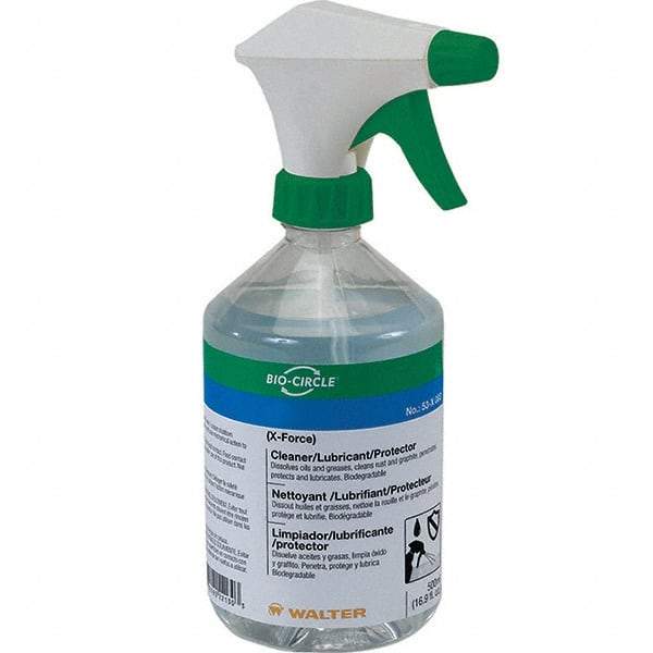 WALTER Surface Technologies - 16.9 oz Plastic Bottle & Trigger Sprayer - Clear - Apex Tool & Supply