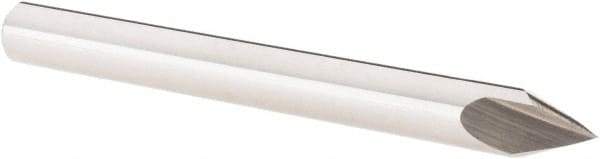 Value Collection - 1/4" Shank Diam, 2-1/2" OAL, 1/4" Cut Diam, Engraving Cutter - 0.212" LOC, Uncoated - Apex Tool & Supply