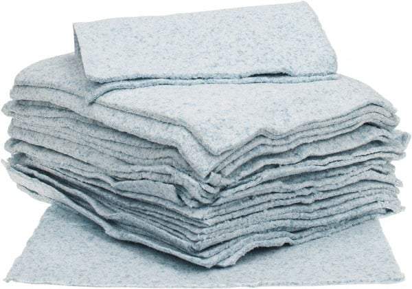 Brady SPC Sorbents - 40 Gal Capacity per Package, Universal Pad - 19" Long x 15" Wide, Gray, Polypropylene - Apex Tool & Supply