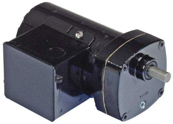 Bison Gear - 115 Volt, 17 RPM, 95.5:1 Gear Ratio, Parallel Gearmotor - 100 Torque, 1/20 hp, TENV Enclosure - Apex Tool & Supply