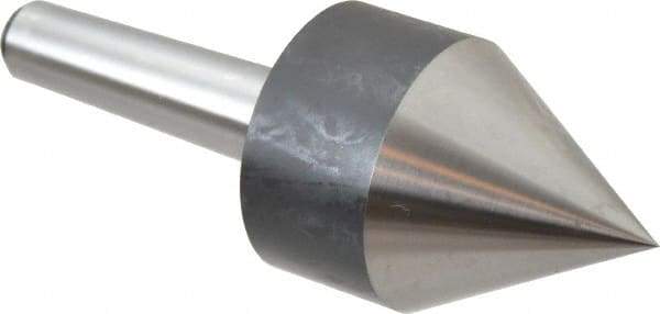 Riten - MT3 Taper Shank, Live Center - 2-1/2" Point Diam, 3-7/16" Point Len, 260 Lb Max Workpc, Pipe Nose Point - Apex Tool & Supply
