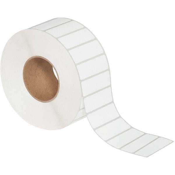 Value Collection - Pack of 6 Rolls, 5,000 Labels per Roll, 3" x 1" White Matte Coated Facestock Thermal Labels - Apex Tool & Supply