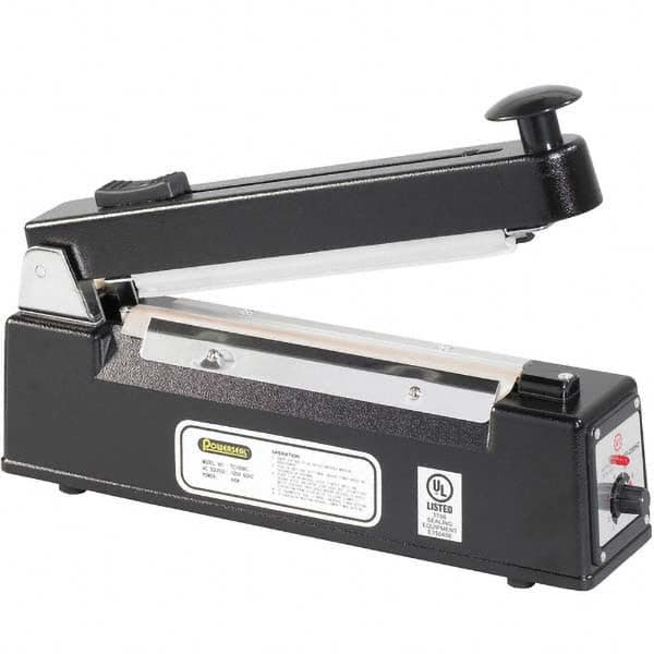 Value Collection - Polybag & Impulse Sealers Type: Table Top Thermal Impulse Sealer w/Cutter Maximum Seal Size: 8 (Inch) - Apex Tool & Supply