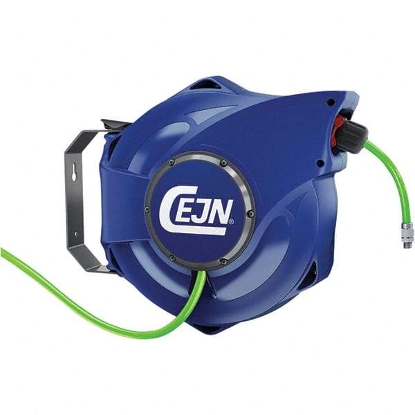 CEJN - 46' Spring Retractable Safety Hose Reel - 232 psi, Hose Included - Apex Tool & Supply