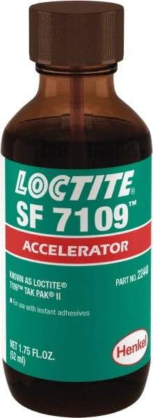 Loctite - 1.75 Fl Oz, Adhesive Activator - Apex Tool & Supply