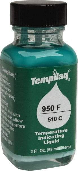 Tempil - 950°F Temp Indicating Liquid - 2 Ounce Container, 510°C - Apex Tool & Supply