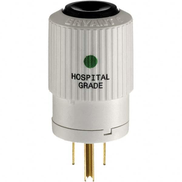 Bryant Electric - Straight Blade Plugs & Connectors Connector Type: Plug Grade: Hospital - Apex Tool & Supply