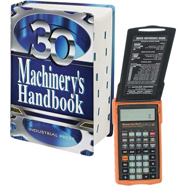 Industrial Press - Reference Manuals & Books Applications: Machine Shop Reference Subcategory: Machinery's Handbook - Apex Tool & Supply