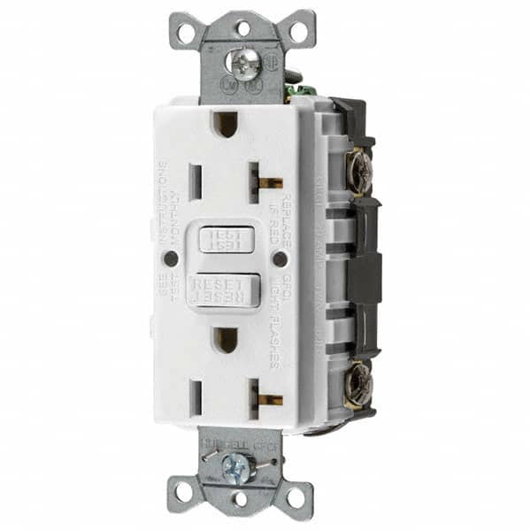 Bryant Electric - GFCI Receptacles Grade: Commercial Color: White - Apex Tool & Supply