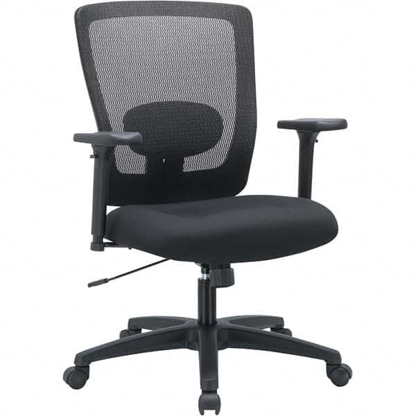 ALERA - 37 to 41-1/2" High Mid-Back Swivel/Tilt Chair - Apex Tool & Supply