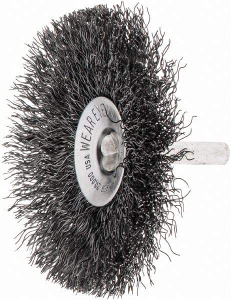 Anderson - 1/8" Shank Diam, Cup Brush - 0.0118 Wire Diam - Apex Tool & Supply