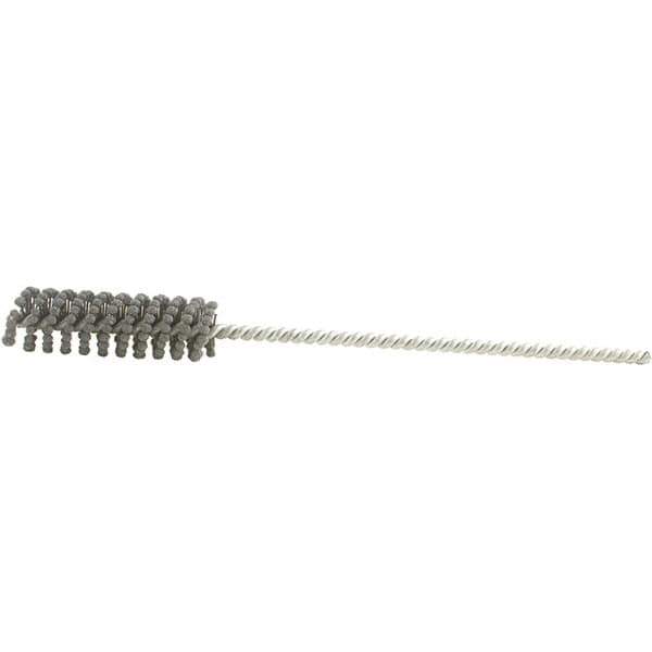 Brush Research Mfg. - 14mm Bore Diam, 400 Grit, Boron Carbide Flexible Hone - Fine, 2-1/2" OAL - Apex Tool & Supply